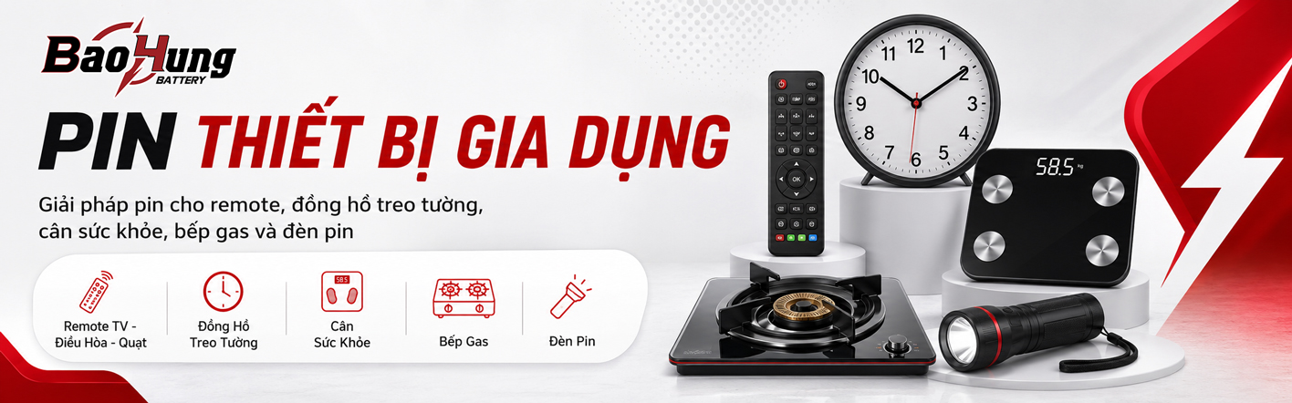 Pin Thiết Bị Gia Dụng