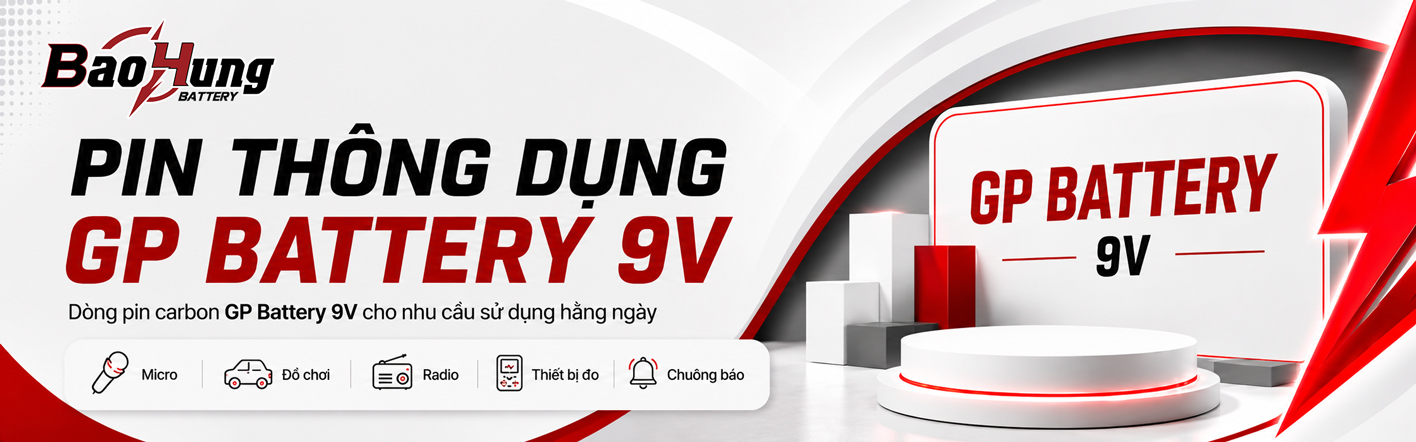 Pin 9V - GP Battery - Pin Thông Dụng