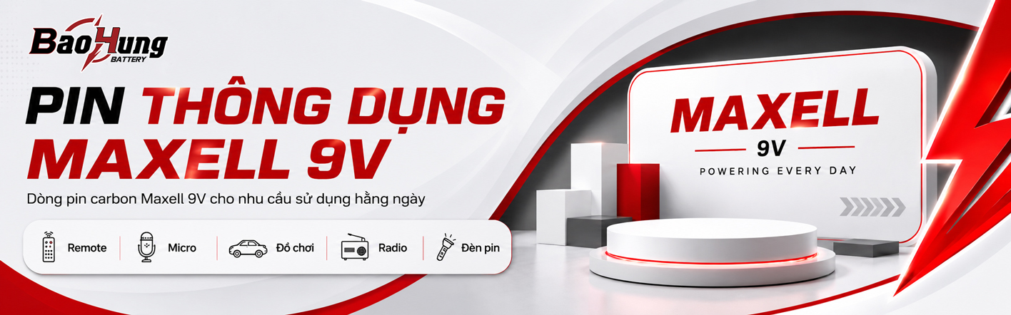 Pin 9V - Maxell - Pin Thông Dụng