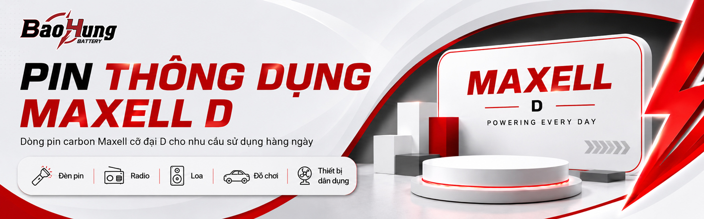 Pin Đại D - Maxell - Pin Thông Dụng