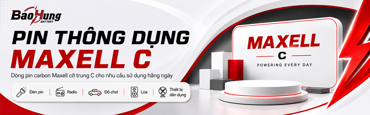 Pin Trung C - Maxell - Pin Thông Dụng