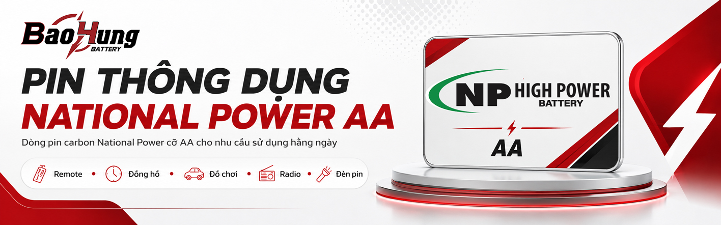 Pin AA - National Power - Pin Thông Dụng
