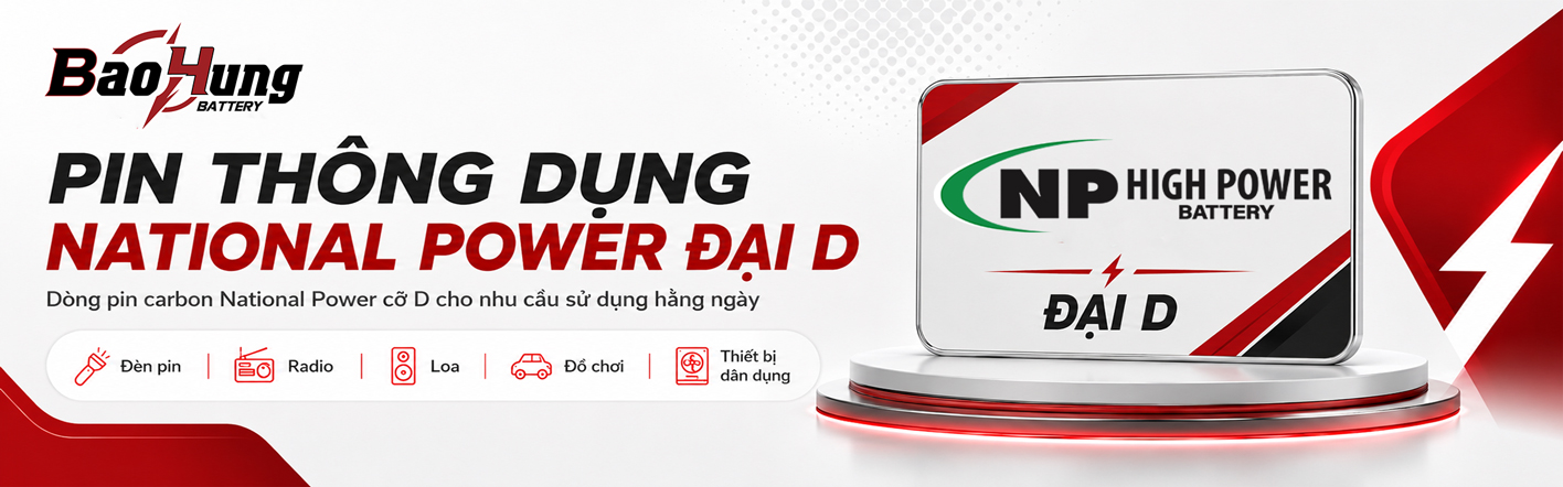 Pin Đại D - National Power - Pin Thông Dụng