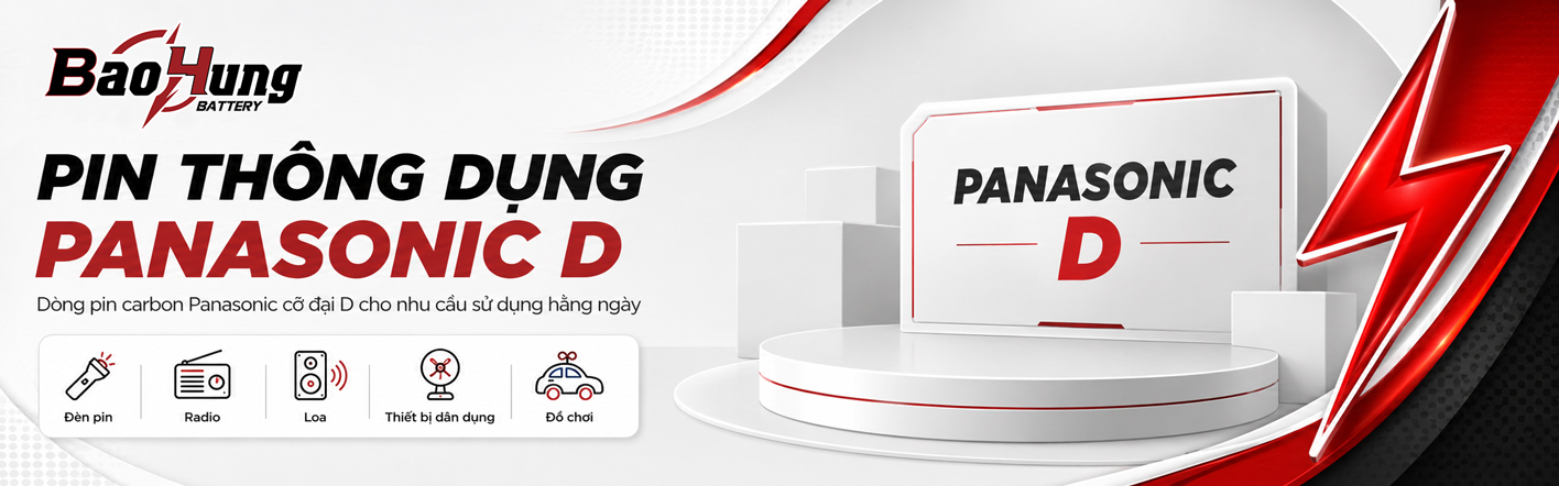 Pin Đại D - Panasonic - Pin Thông Dụng