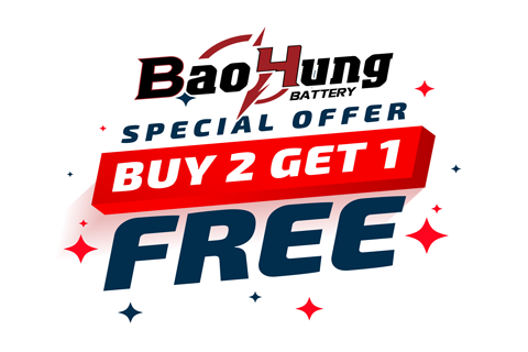 Chương Trình Khuyến Mãi “Mua 2 Tặng 1” Tại Pin Bảo Hùng