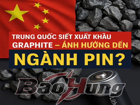 Trung Quốc Siết Xuất Khẩu Graphite – Ảnh Hưởng Thế Nào Đến Ngành Pin?