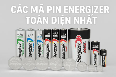 Các Mã Pin Energizer Toàn Diện Nhất: Tổng Hợp Chi Tiết 2025