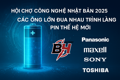 Hội Chợ Công Nghệ Nhật Bản 2025: Các Ông Lớn Đua Nhau Trình Làng Pin Thế Hệ Mới