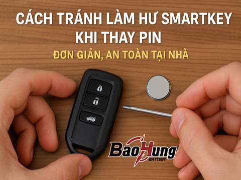 Cách Tránh Làm Hư Smartkey Khi Thay Pin – Đơn Giản, An Toàn Tại Nhà