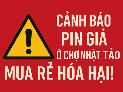 Cảnh Báo Pin Giả Ở Chợ Nhật Tảo – Mua Rẻ Hóa Hại!