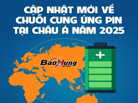 Chuỗi Cung Ứng Pin Tại Châu Á Năm 2025 – Cập Nhật Mới Nhất