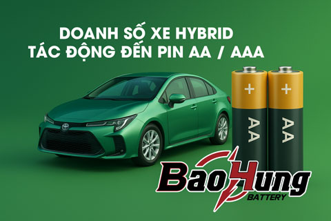 Doanh Số Xe Hybrid Và Tác Động Tới Pin AA / AAA