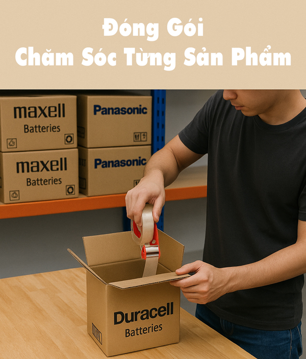 Hậu Trường: Hành Trình Một Viên Pin Từ Kho Đến Tay Khách Hàng