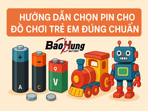 Hướng Dẫn Chọn Pin Cho Đồ Chơi Trẻ Em Đúng Chuẩn