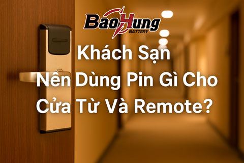 Khách Sạn Nên Dùng Pin Gì Cho Cửa Từ Và Remote?