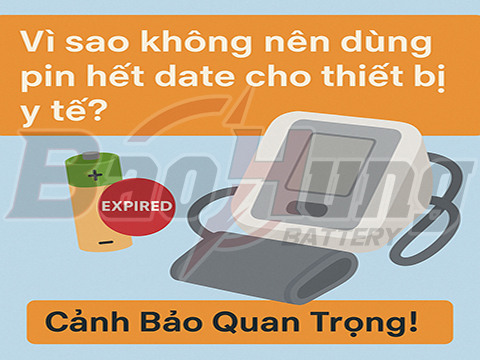 Vì Sao Không Nên Dùng Pin Hết Date Cho Thiết Bị Y Tế? – Cảnh Báo Quan Trọng!