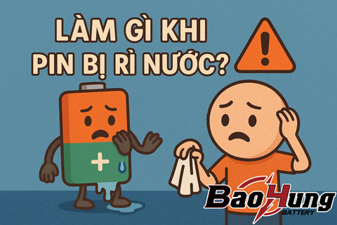 Làm Gì Khi Pin Bị Rỉ Nước?