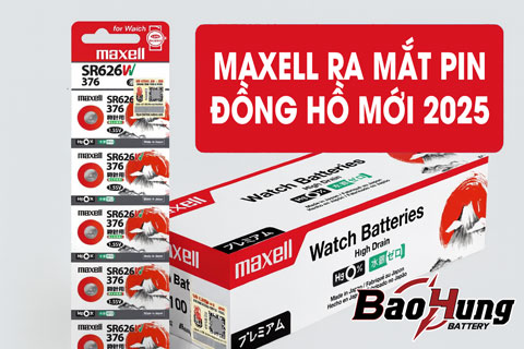 Maxell Chuẩn Bị Ra Mã Pin Đồng Hồ Mới Cao Hơn SW?