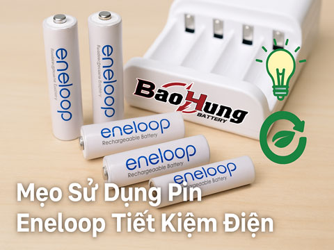 Mẹo Sử Dụng Pin Eneloop Tiết Kiệm Điện – Kéo Dài Tuổi Thọ Pin