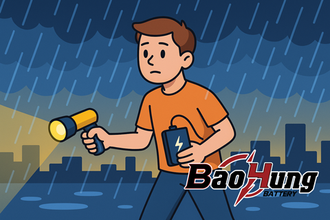 Cơn Mưa Lớn Cuối Tháng 9 – Nhu Cầu Mua Đèn Pin Và Pin Dự Phòng Tăng Cao