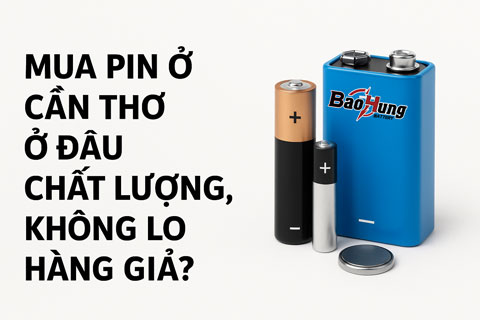 Mua Pin Ở Cần Thơ Ở Đâu Chất Lượng, Không Lo Hàng Giả?