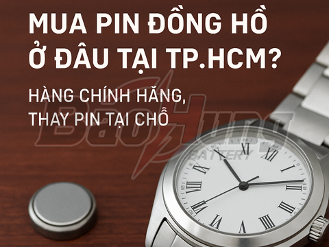 Mua Pin Đồng Hồ Ở Đâu Tại TP.HCM? – Hàng Chính Hãng, Giá Rẻ, Thay Tại Chỗ