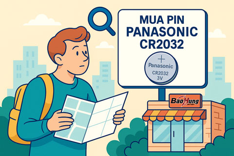 Mua Pin Panasonic CR2032 Chính Hãng Giá Tốt Tại Pin Bảo Hùng