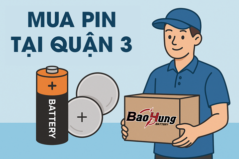 Mua Pin Tại Quận 3 – Chọn Pin Bảo Hùng Để Đảm Bảo Chất Lượng Và Uy Tín