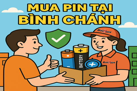 Mua Pin Tại Bình Chánh – Chính Hãng, Giá Tốt, Giao Nhanh Tận Nơi