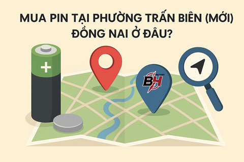 Mua Pin Tại Phường Trấn Biên (Mới) Đồng Nai Ở Đâu?