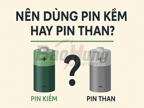 Nên Dùng Pin Kiềm Hay Pin Than? So Sánh Chi Tiết Từ A Đến Z