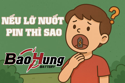 Nếu Lỡ Nuốt Pin Thì Sao?