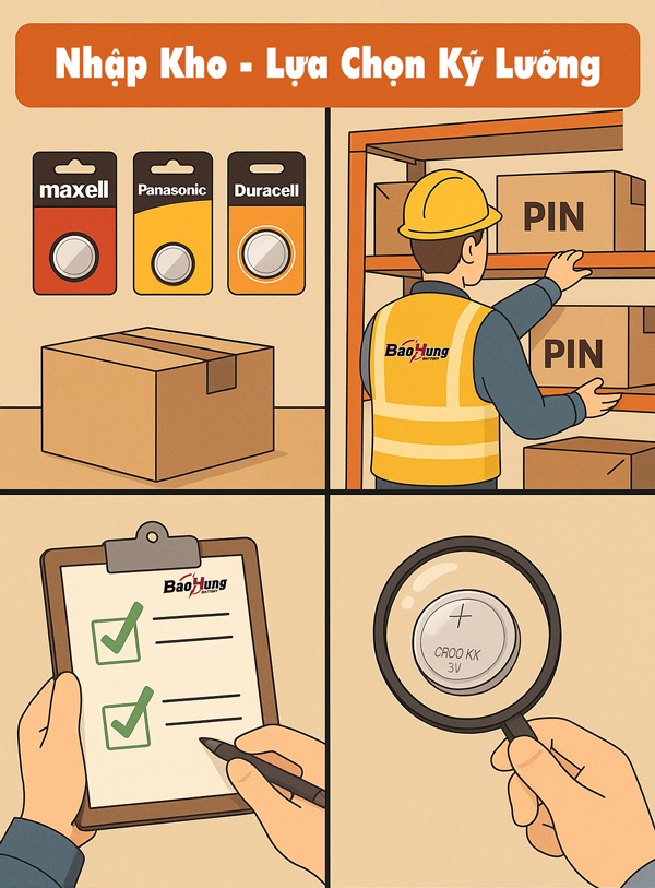 Hậu Trường: Hành Trình Một Viên Pin Từ Kho Đến Tay Khách Hàng