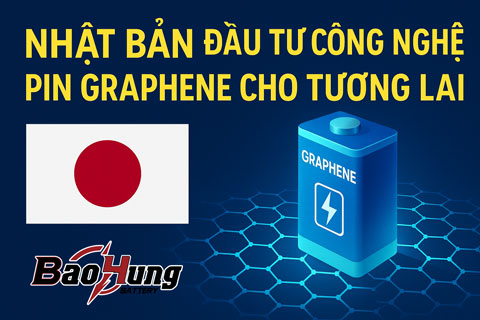 Nhật Bản Đầu Tư Công Nghệ Pin Graphene Cho Tương Lai