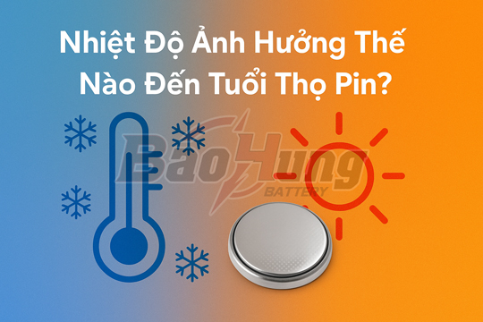 Nhiệt Độ Ảnh Hưởng Thế Nào Đến Tuổi Thọ Pin? – Thông Tin Quan Trọng Bạn Nên Biết - Pin Bảo Hùng
