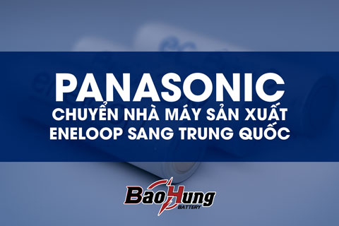 Pin Panasonic Eneloop Thay Đổi Bao Bì, Thêm Tem Chống Giả, Chuyển Nhà Máy Sản Xuất