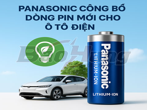 Panasonic Công Bố Dòng Pin Mới Cho Ô Tô Điện – Đột Phá Công Nghệ