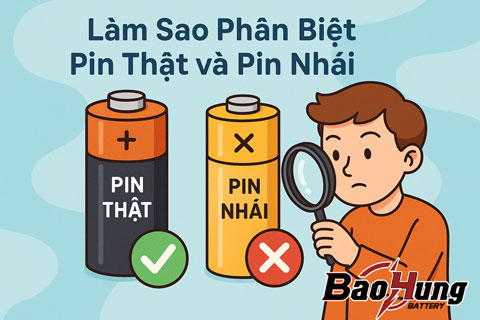 Làm Sao Phân Biệt Pin Thật Và Pin Nhái?