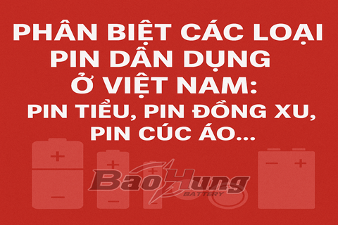 Phân Biệt Các Loại Pin Dân Dụng Ở Việt Nam: Pin Tiểu, Pin Cúc Áo, Pin Đồng Xu…