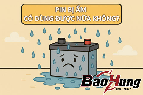 Pin Bị Ẩm Có Dùng Được Nữa Không?