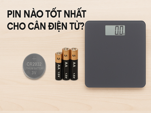 Pin Nào Tốt Cho Cân Điện Tử? – Chọn Đúng Pin, Cân Chính Xác, Dùng Lâu