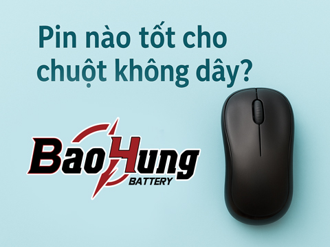 Pin Nào Tốt Cho Chuột Không Dây? – Gợi Ý Chọn Pin Bền, Ít Tốn, Không Lag