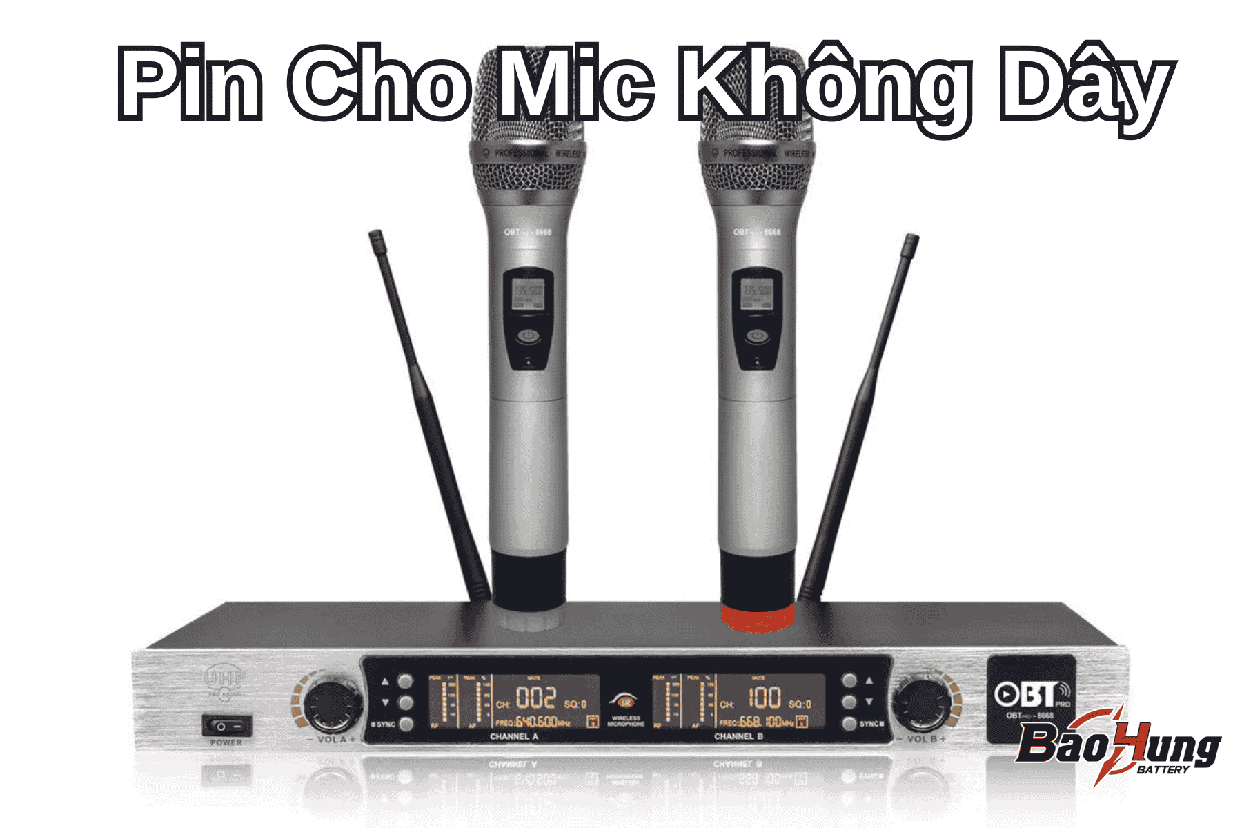 Pin Cho Mic Không Dây