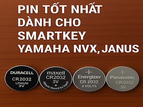 Pin Tốt Nhất Dành Cho Remote Smartkey Yamaha NVX, Janus – Chọn Đúng Để Remote Luôn Ổn Định