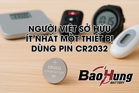 Khảo Sát: 7/10 Người Việt Sở Hữu Ít Nhất Một Thiết Bị Dùng Pin CR2032