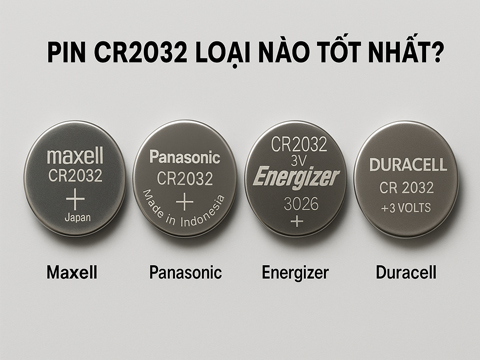 Pin CR2032 Loại Nào Tốt Nhất? – Top 4 Thương Hiệu Uy Tín & Địa Chỉ Mua Chính Hãng