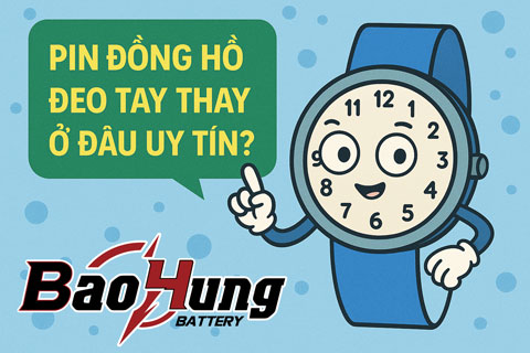 Pin Đồng Hồ Đeo Tay Thay Ở Đâu Uy Tín?