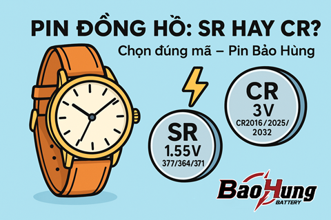 Pin Đồng Hồ Đeo Tay Dùng Loại Nào? Hướng Dẫn Chọn Đúng – Pin Bảo Hùng