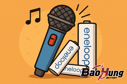 Người Dùng Ưa Chuộng Pin Eneloop Cho Micro Karaoke