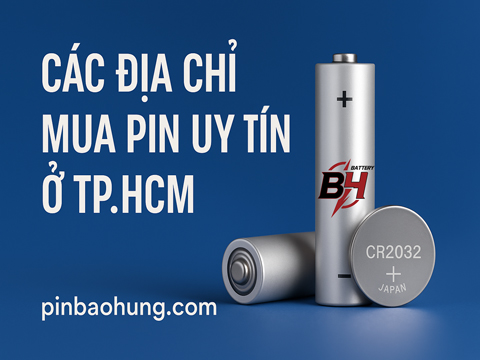 Các Địa Chỉ Mua Pin Uy Tín Ở TP.HCM – Đa Dạng Chủng Loại, Giá Tốt, Giao Nhanh